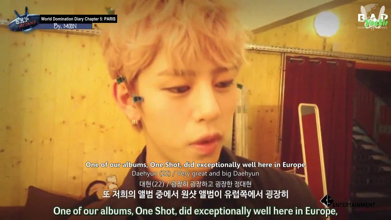 [ENG SUB] 140603 B.A.P Attack! - Domination Diary Chapter 5 (London-Paris)