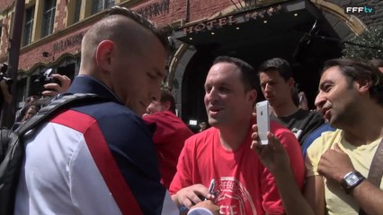 Exclu : de Clairefontaine à Lille avec les Bleus !