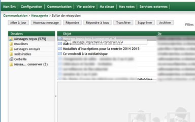 transfert mails scolastance-entea
