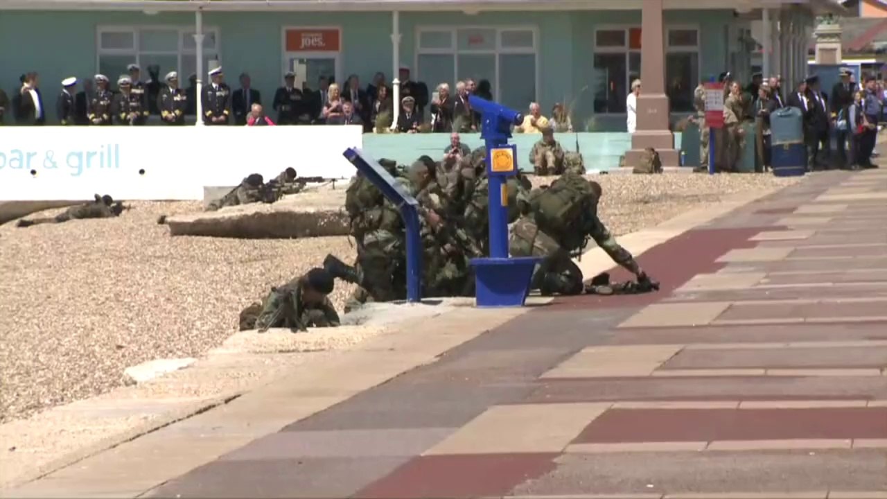DDay: démonstration d'un débarquement à Portsmouth