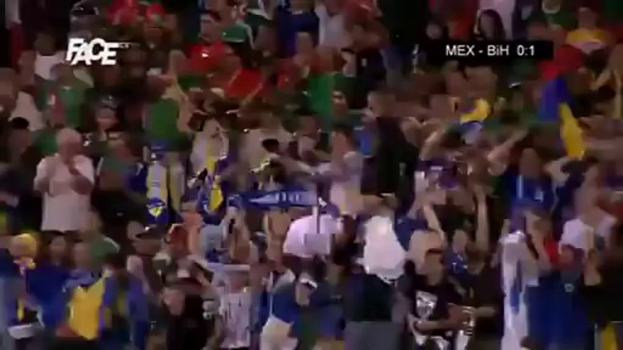 Izet Hajrovic GOAL    Bosnia Herzegovina 1 - 0 Mexico