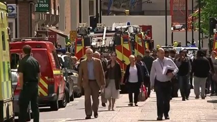 London's tallest building evacuated following fire