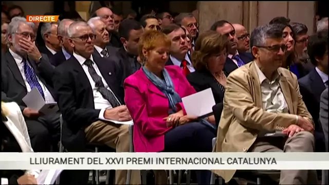 TV3 - 324 - Tutu dedica el premi, també, als que defensen el dret del poble català a decidir pac�