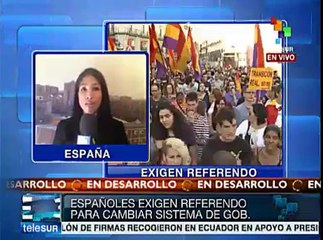 España: exigen referendo para cambiar sistema de gobierno