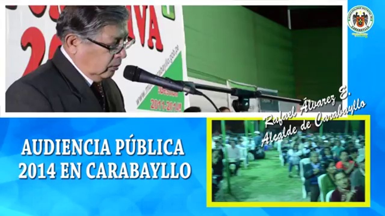 AUDIENCIA PÚBLICA 2014  EN CARABAYLLO