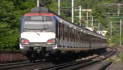 MS61 : Passage sur le viaduc du Pecq sur la ligne A du RER
