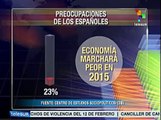 Españoles preocupados por desempleo, corrupción y situación económica
