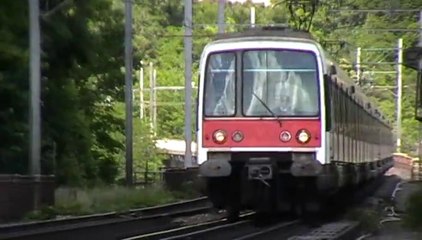 MI84 : Passage sur la viaduc du Pecq sur la ligne A du RER