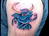 Taurus Tattoos - Zodiac Bull Design Tattoo-Bodyink.Com