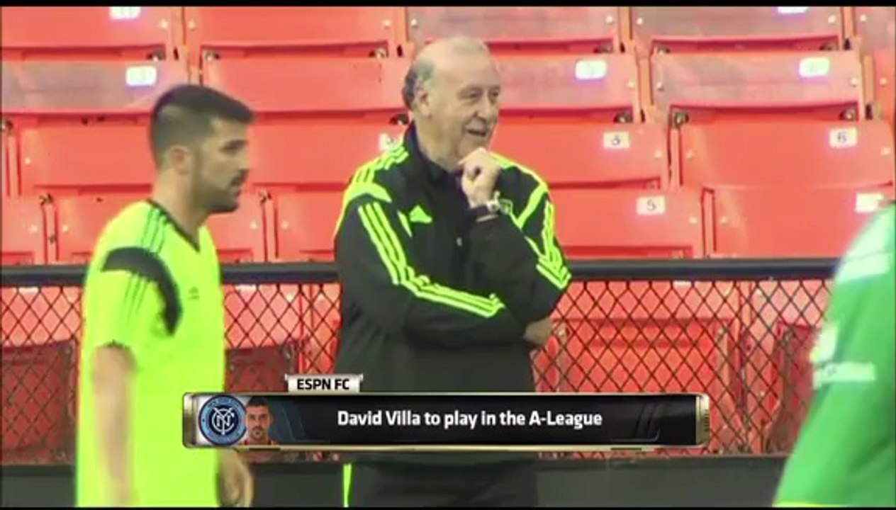 David Villa to play in the A League