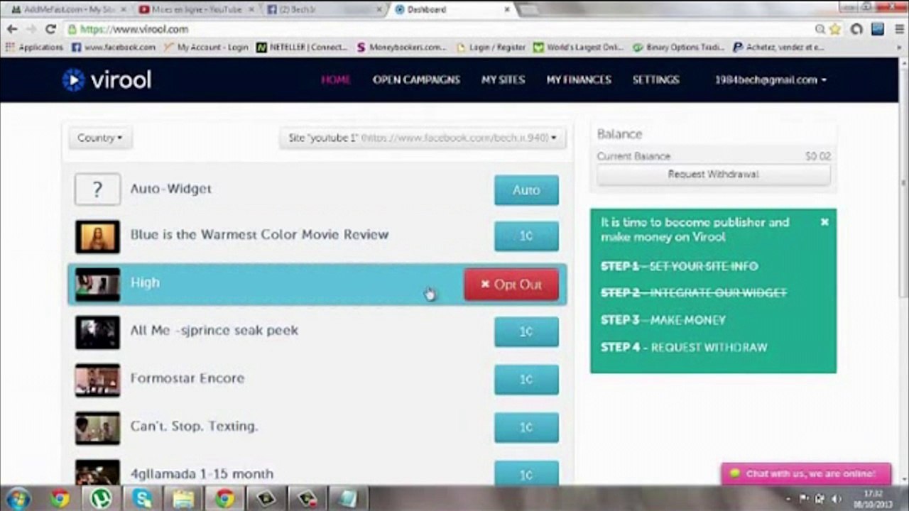 Share a Videos And Earn at Least 20$ a Day For FREE