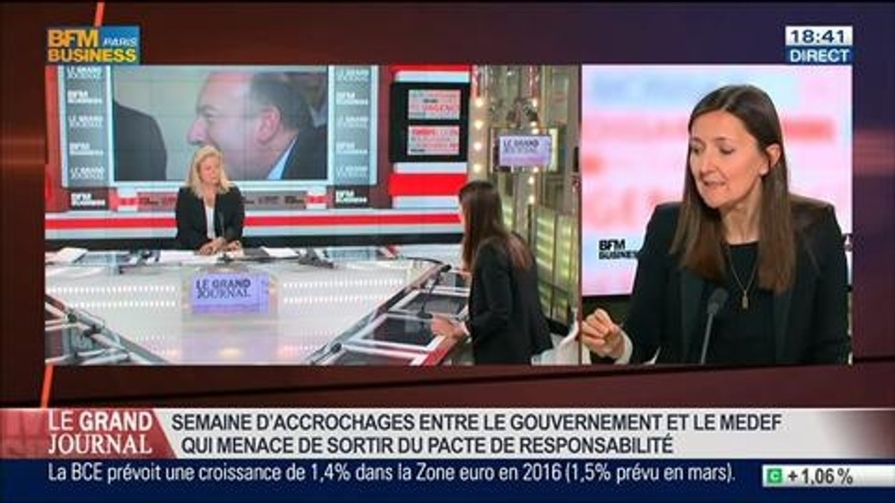 Karine Berger, députée PS des Hautes-Alpes, dans Le Grand Journal - 05/06 3/4