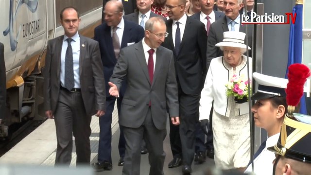 D-Day : la reine Elizabeth II débarque en Eurostar Gare du Nord
