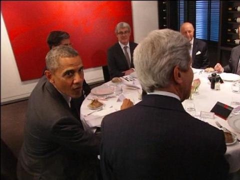 Débarquement: Obama et Hollande réunis pour un dîner officiel au Chiberta - 05/06