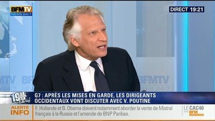 Dominique de Villepin: L'invité de Ruth Elkrief - 05/06