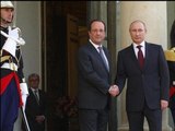 Débarquement: Vladimir Poutine arrive à l'Elysée pour 