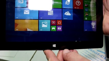 CUBE iWork 10 U100GT - Windows 8.1 tablet hands on at Computex 2014