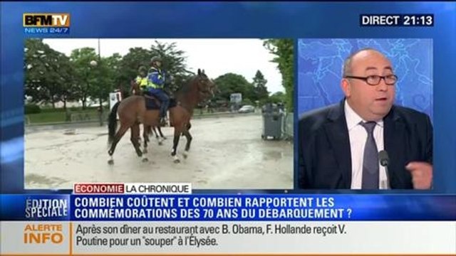 L'Éco du soir: Combien coûtent et rapportent les commémorations du 70ème anniversaire du Débarquement en Normandie ? - 05/06