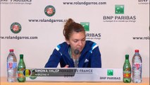 Roland Garros - Simona Halep, tras pasar a la final