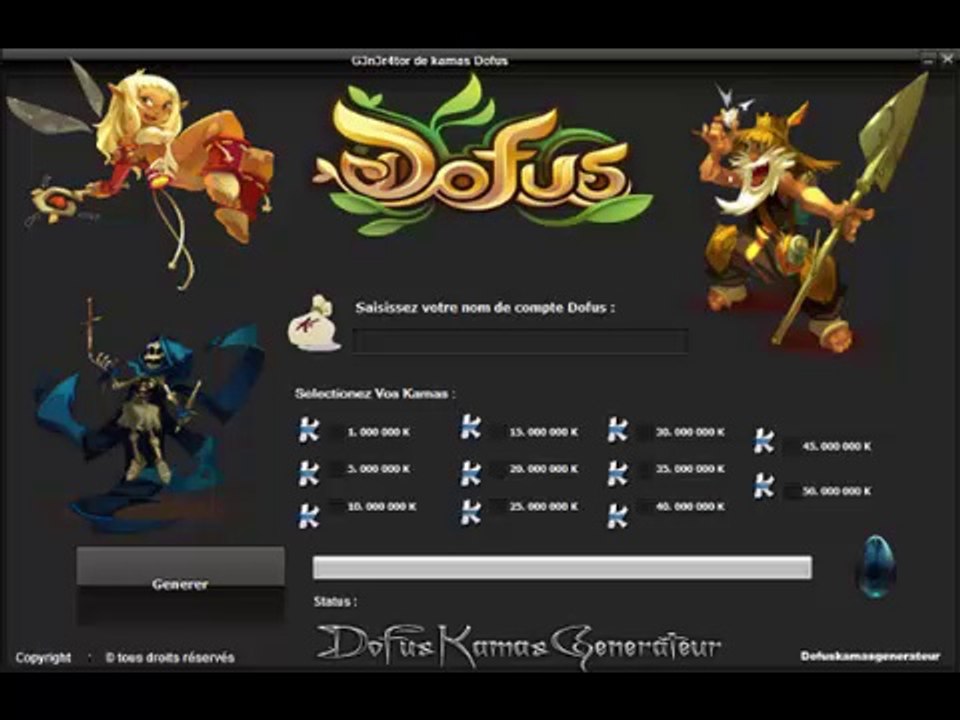 Dofus 2.9 Generateur Kamas Gratuit