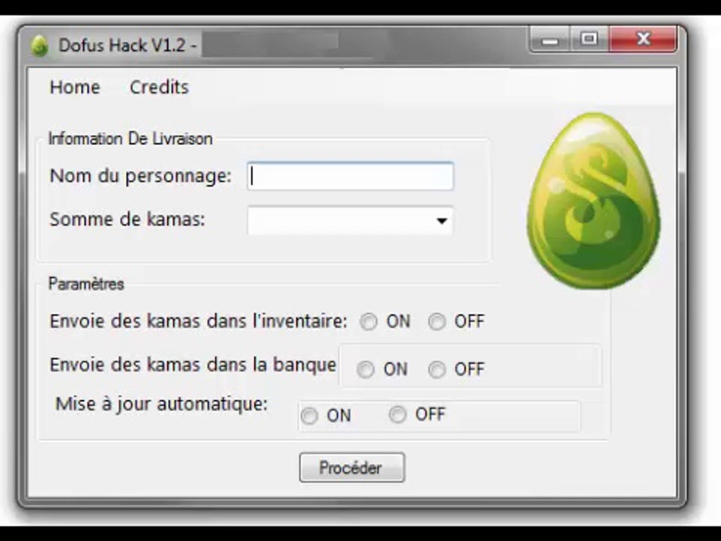 Generateur Kamas Dofus 2.9