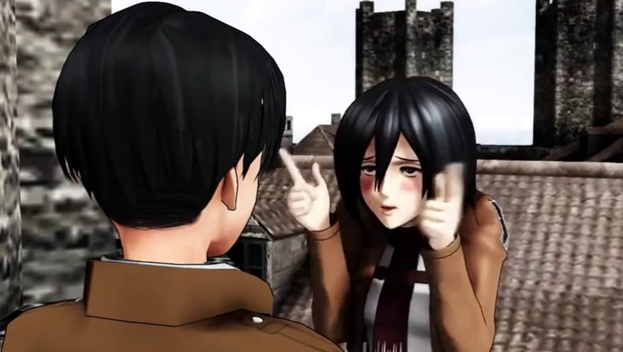 [MMD] 人類最強リヴァイ兵長の殴り方 進撃の巨人 Attack On Titan
