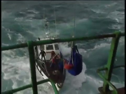 Crazy shift change of French lighthouse keepers