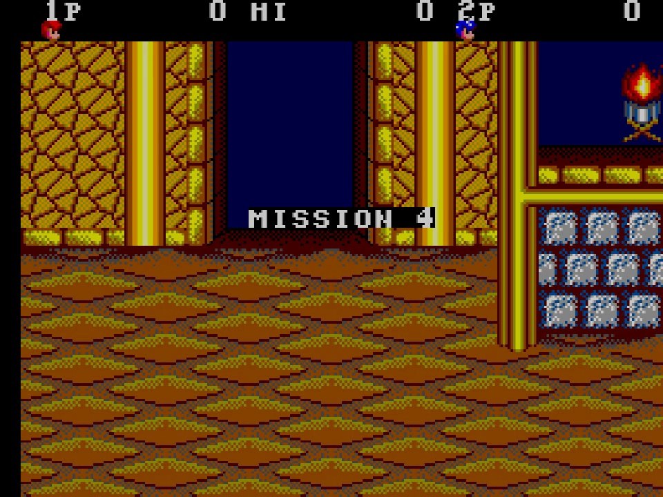 ダブルドラゴン（セガ・マークⅢ）ミッション４