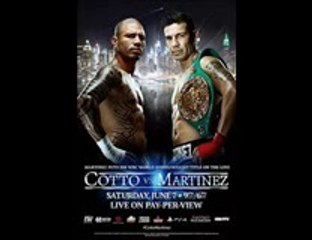 Miguel Cotto Vs Sergio Martinez Discussion