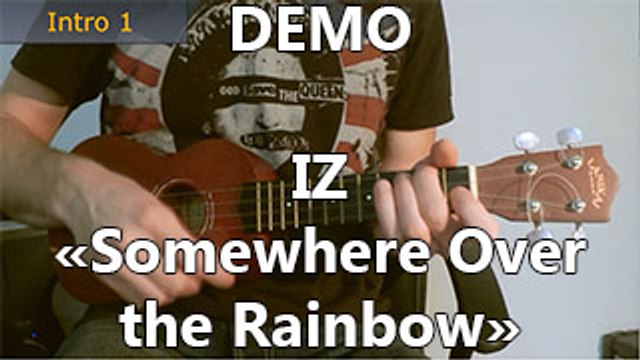 IZ - Somewhere Over the Rainbow - DEMO Ukulele