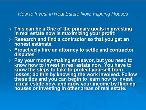 How To Invest In Real Estate Now Flipping Houses Made Simple