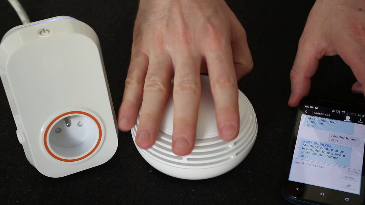 My Plug 2 : installation du détecteur de fumée