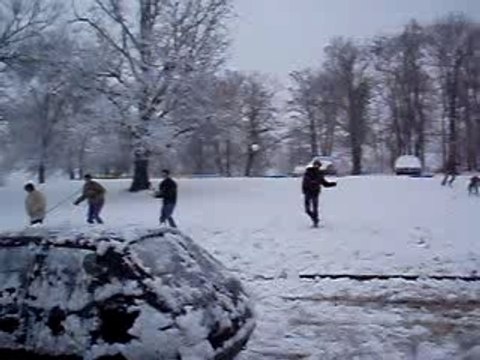 Bataille de boules de neige à heugas!!!