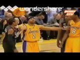 Allen Iverson and Kobe Bryant fight during 2001 NBA Finals