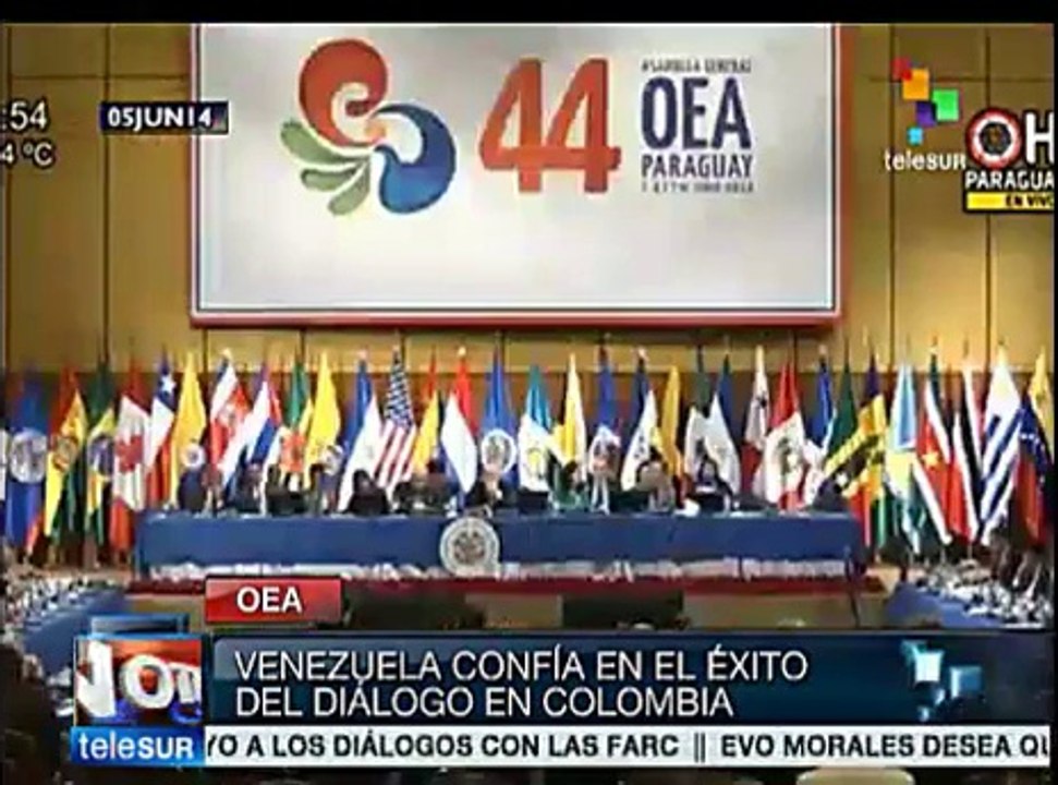 Colombia concluirá diálogo de paz: Roy Chaderton