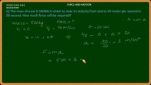 PHY09 Force and Motion Part 13 Numerical 5