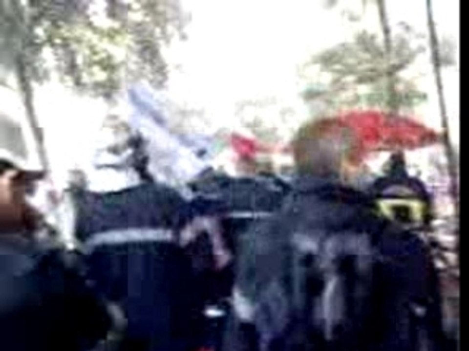 Manif pompier