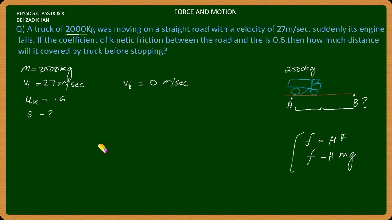 PHY09 Force and Motion Part 17 Numerical 9