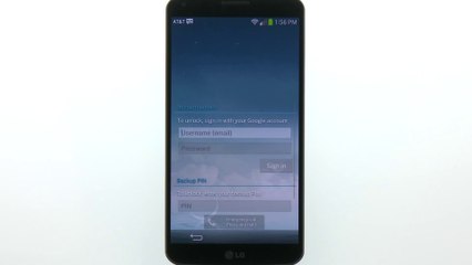 How To Reset Screen Lock- LG G Flex