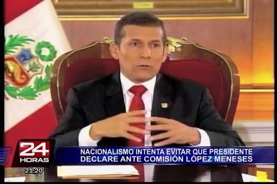 Caso López Meneses: nacionalismo intenta evitar que Ollanta Humala declare