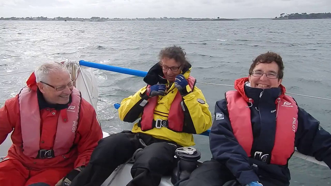 Voileux , 360° à l'entrée du golfe du Morbihan