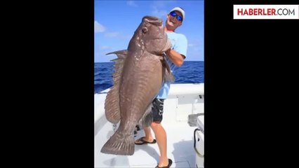 Dünyanın En Büyük Orfoz Balığını Yakaladı