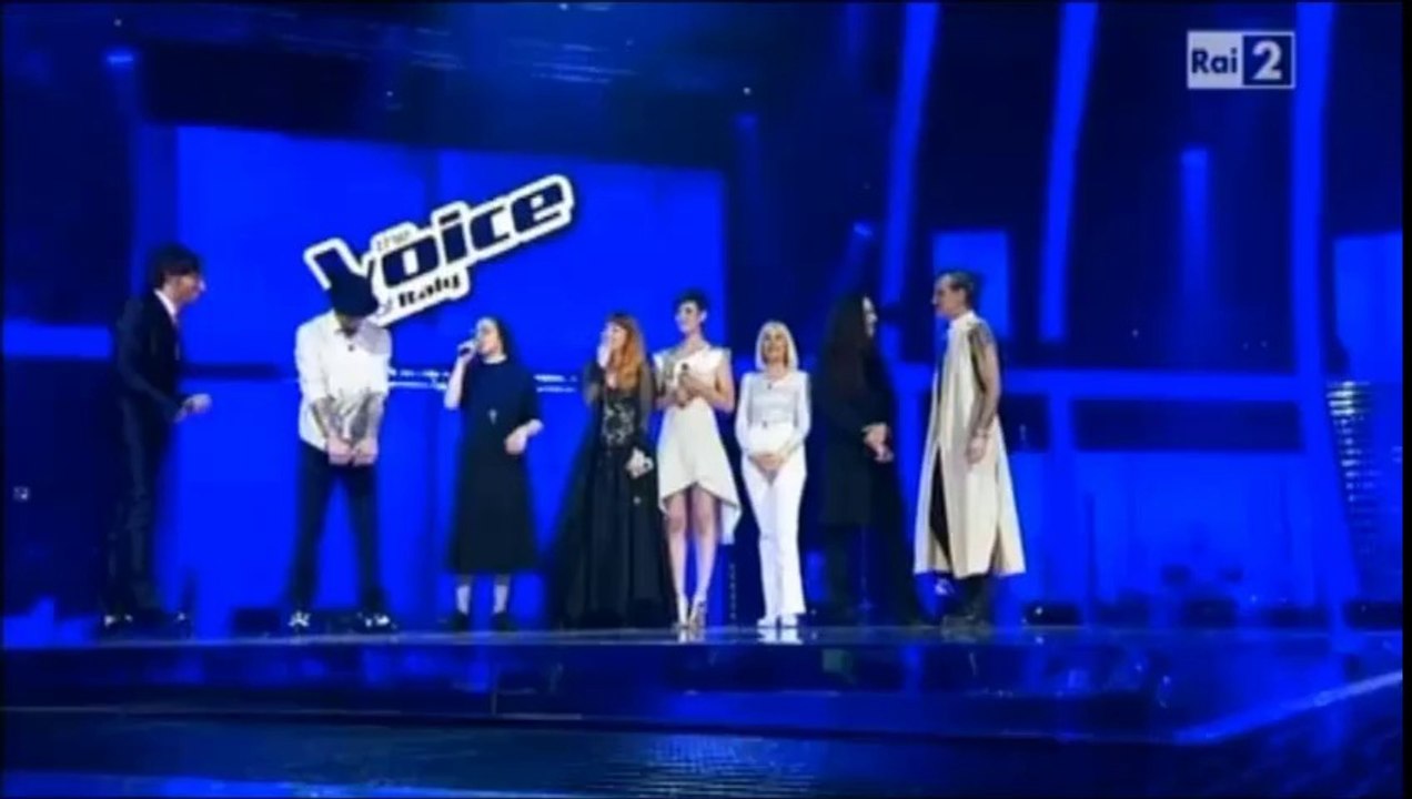 The Voice Italie - 2014 - Victoire de Soeur Cristina, qui récite une prière