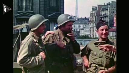 Les premières heures du D-Day en couleurs