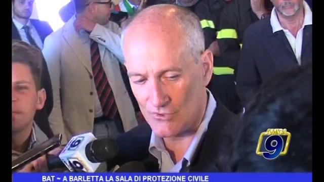 BAT | A Barletta la sala di Protezione Civile