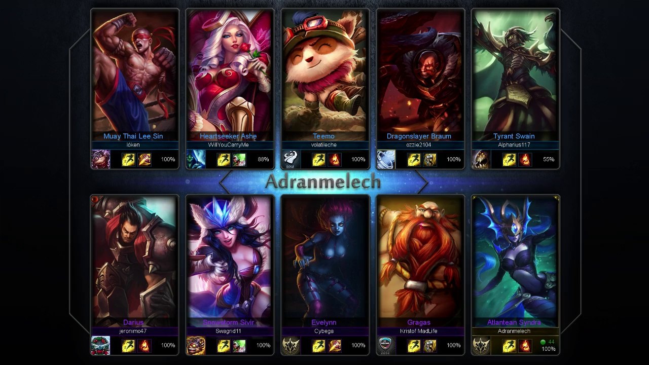 Replay League of Legends - Jeudi 5 Juin 2014