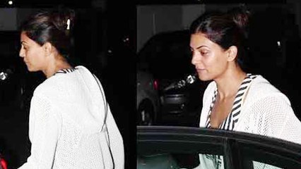 Spotted | Sushmita Sen's Late Night Movie Date