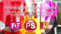 Formation des Gouvernements : Wallonie, Région de Bruxelles-Capitale, Fédération Wallonie-Bruxelles