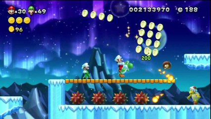 New Super Mario Bros. U - Mont Sorbet - 4-3 : Goomb'aïe aïe aïe !