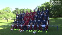 La photo officielle de l'équipe de France avec Grenier et Ribéry